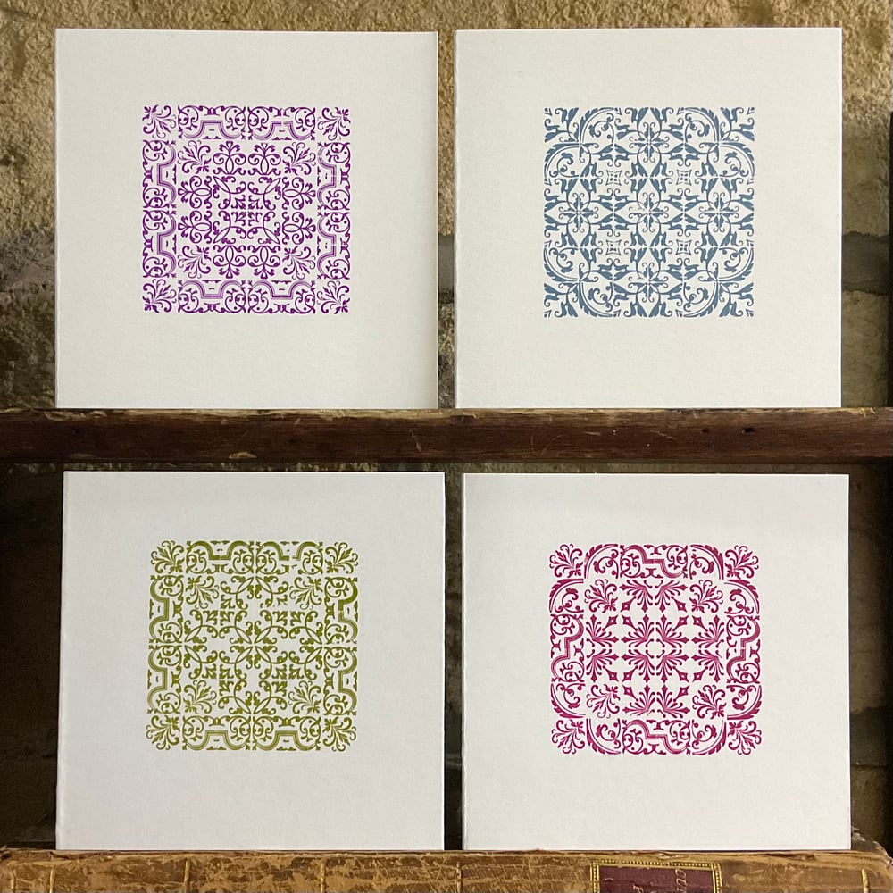 Image of OLD LACE ~ LETTERPRESS GREETINGS CARDS