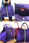 Tote bag maxi viola