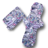 Image 1 of Murder Shows & Rainbows Reusable Pad With Wrapper