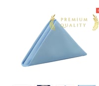 Table napkins -baby blue 