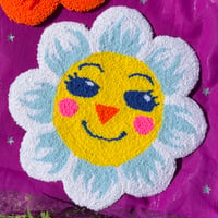 Image 1 of "Sam" Flower Tufted Wall Hanging