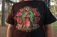 Image 2 of Gold Virgen Mary Tee