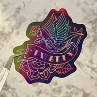 Image 2 of Tattoo-inspired "Twatty" sticker