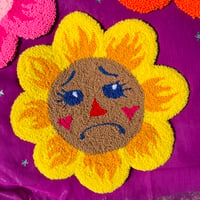 Image 1 of "Gertie" Flower Tufted Wall Hanging