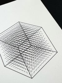 Image 2 of Cube Flow Field — 5x7" pen plot
