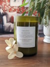 RECYCLED GLASS - ORANGE BLOSSOM SOY WAX CANDLE