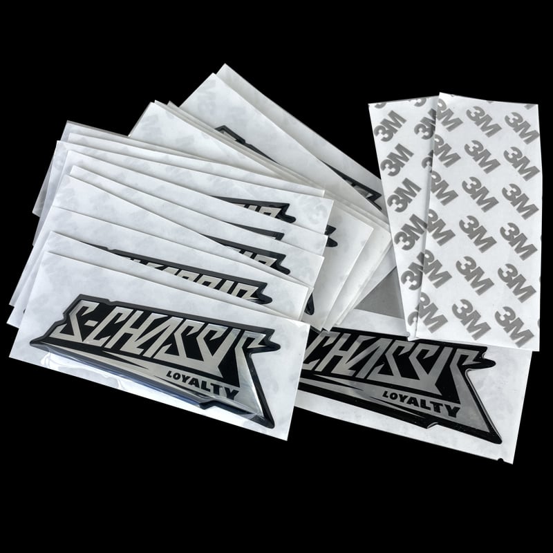 Image of 3D Chrome Stickers 