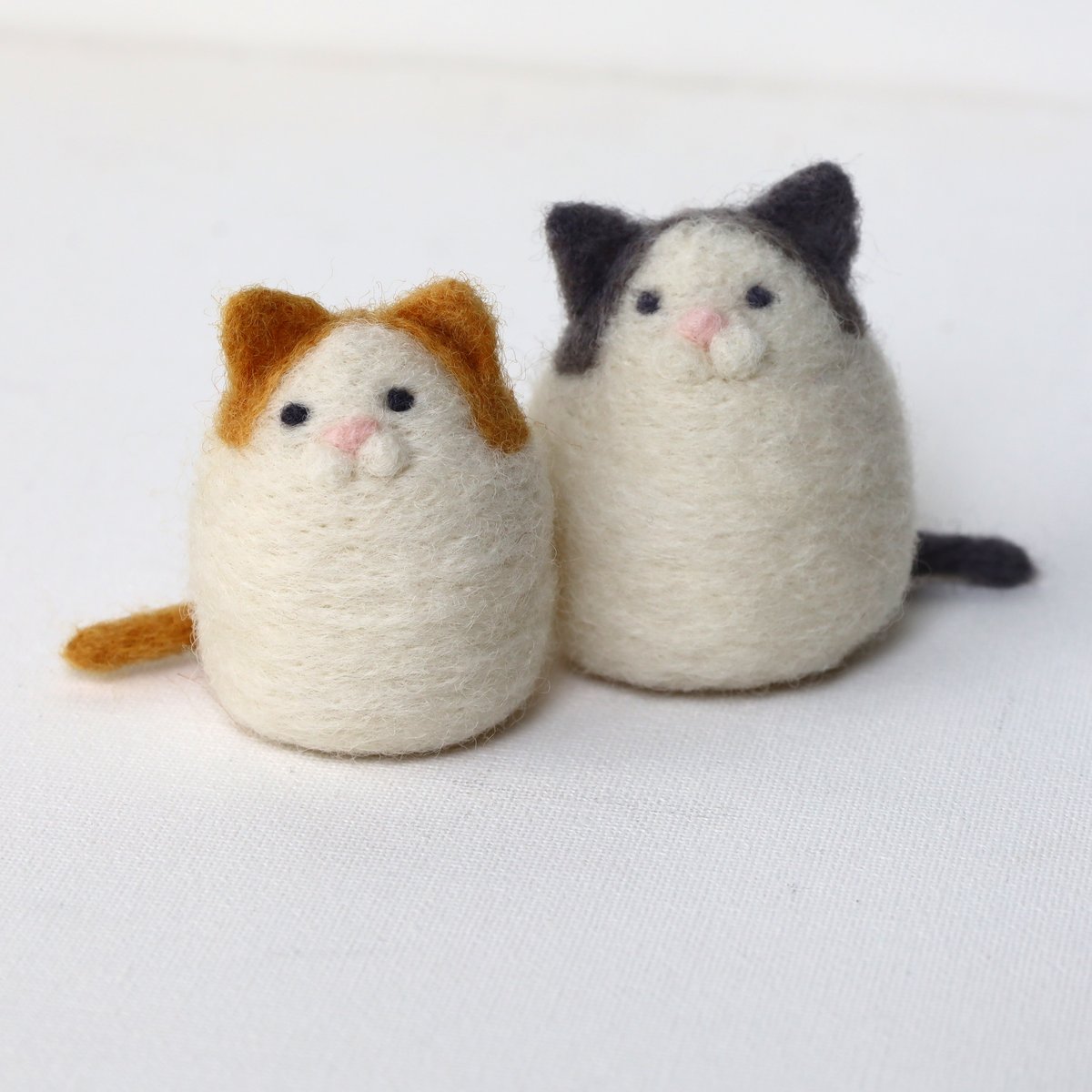 Fat Cats - Needle Felting Kit