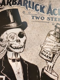 Image 3 of Steampunky Spooky Skull classic 1910s art print 