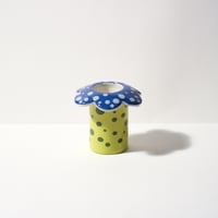 Image 1 of Settle Petal Candle Holder Light Blue