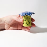 Image 5 of Settle Petal Candle Holder Light Blue