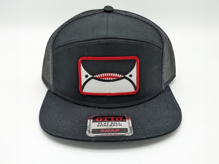 Image of Orca Face Mesh Back Snapback Hat