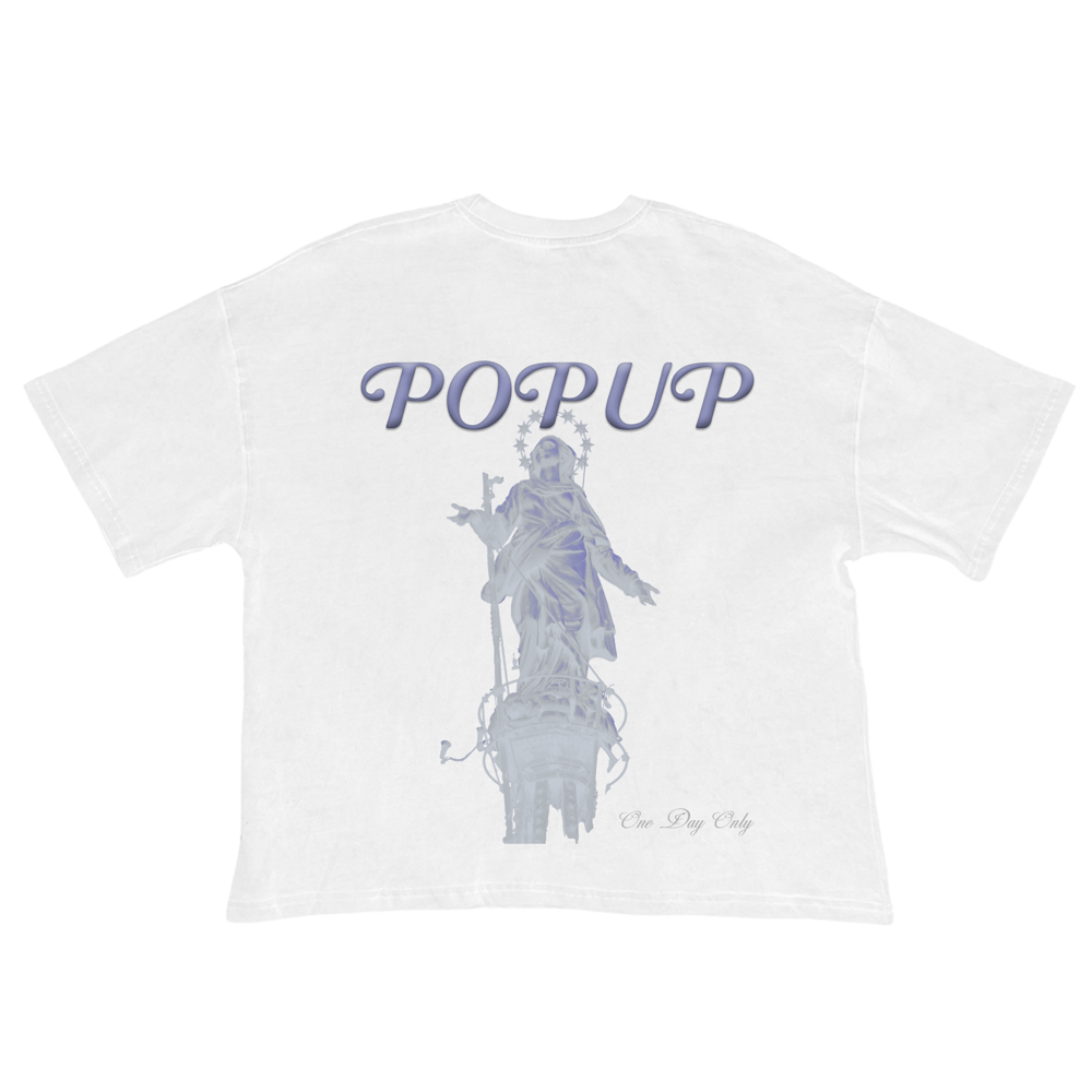 Image of Popup Tee MILANO AG X Belfagor_sneakers® - White