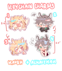 [KEYCHAINS] Alhaitham + Kaveh