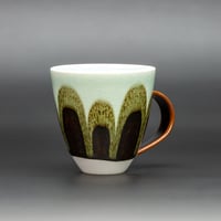 Image 3 of Mint/Tenmoku Arches - Tall Mug