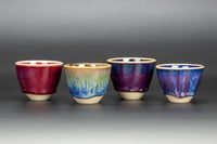 Image 1 of Cool Tones Teacup Set of 4