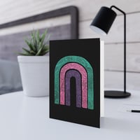 Image 1 of Rainbow Hand Drawn Card