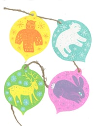 Image of Holiday Animals Garland Kit