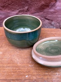 Image 4 of Oak leaf lidded pot