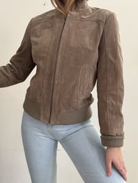 Image 1 of 00s Suede leather jacket // M 