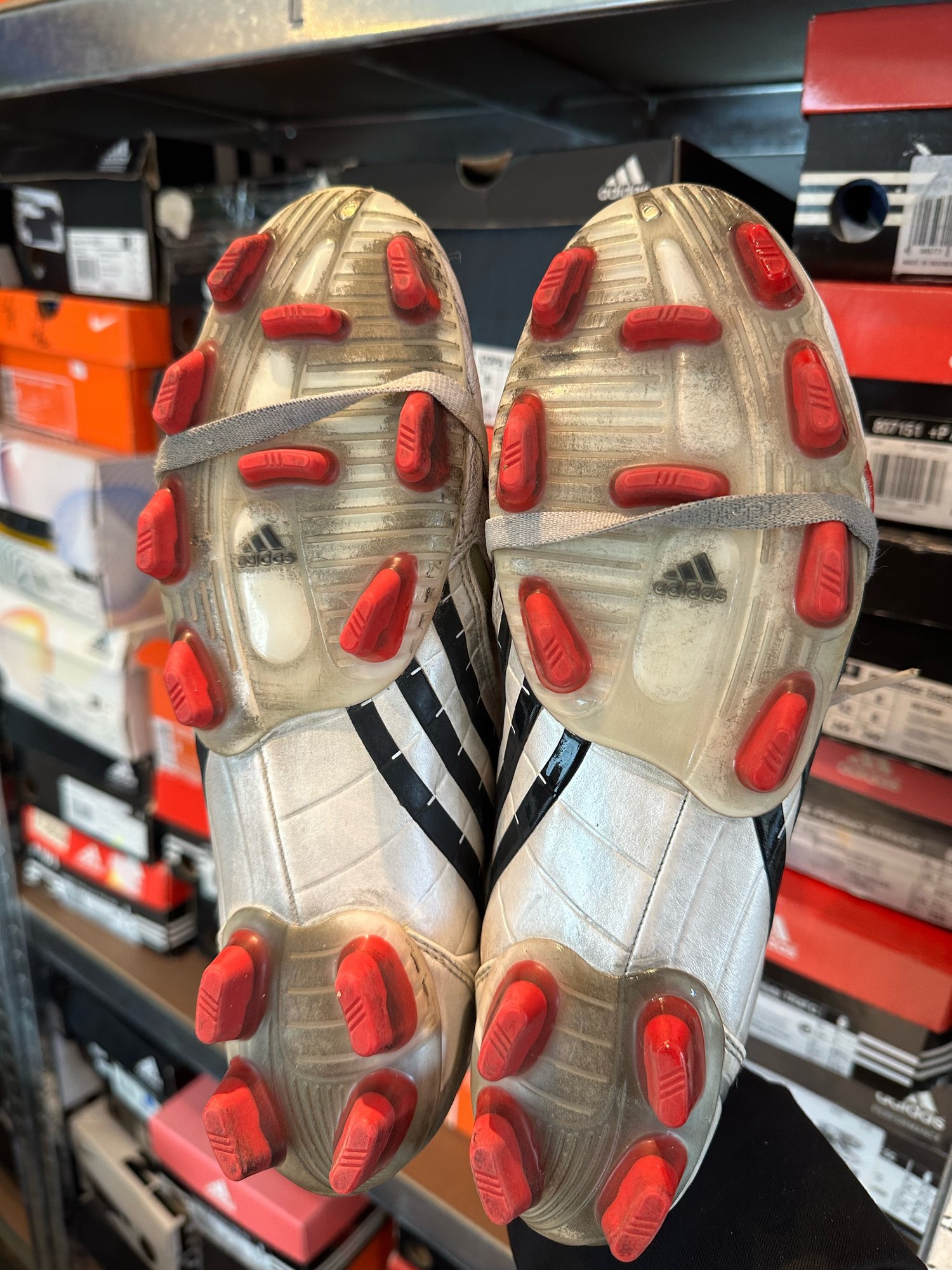 Image of Adidas Predator ABS WHITE FG WORN