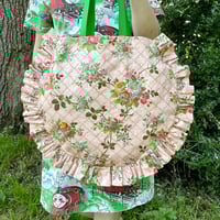 Image 2 of Ruffle-O Tote Vintage Pink Floral