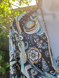 Image 2 of Pefkos co ord sarong set Jade and Gold