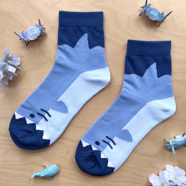 Great White Shark Socks