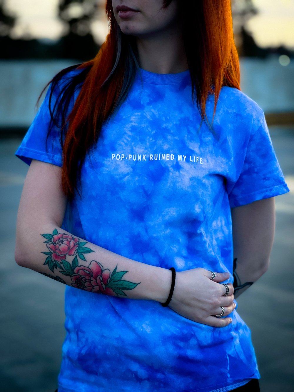 POP-PUNK RUINED MY LIFE (BLUE TIE-DYE)