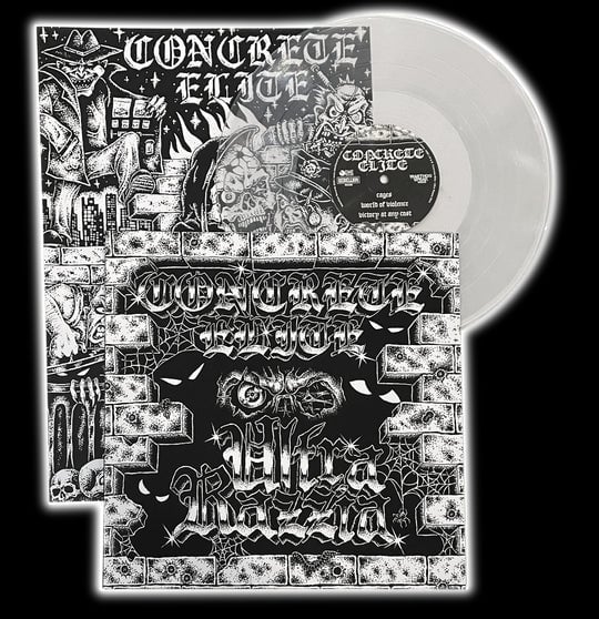 CONCRETE ELITE / ULTRA RAZZIA - split 12" LP