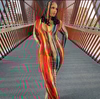 Image 1 of stripe dress