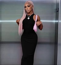 Image 3 of Ribbed bodycon Maxi dress