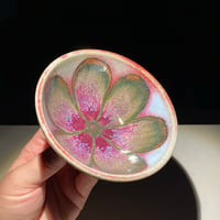 Image 2 of Magenta Lily #1 -  Small Bowl/Ring Dish