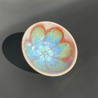 Image 2 of Blue Rainbow Lily #1 - Small Bowl/Ring Dish