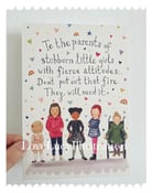 Image of Stubborn Little Girls Print