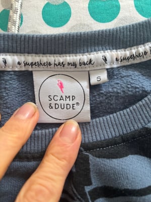 Scamp and Dude sweater - size small 