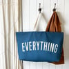Everything Oversized Tote Bag - Blue