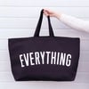 Everything Oversized Tote Bags - Black