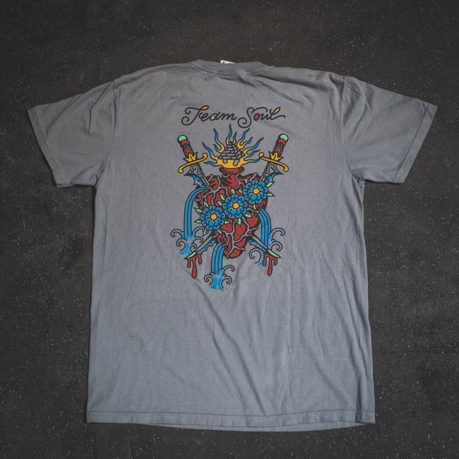 Team Soul - Run With Us - Shirt - Grey