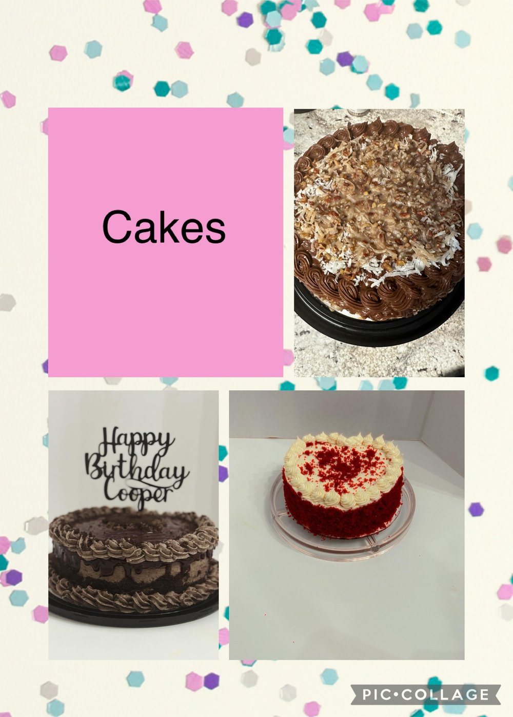 Image of Daughter’s cakes