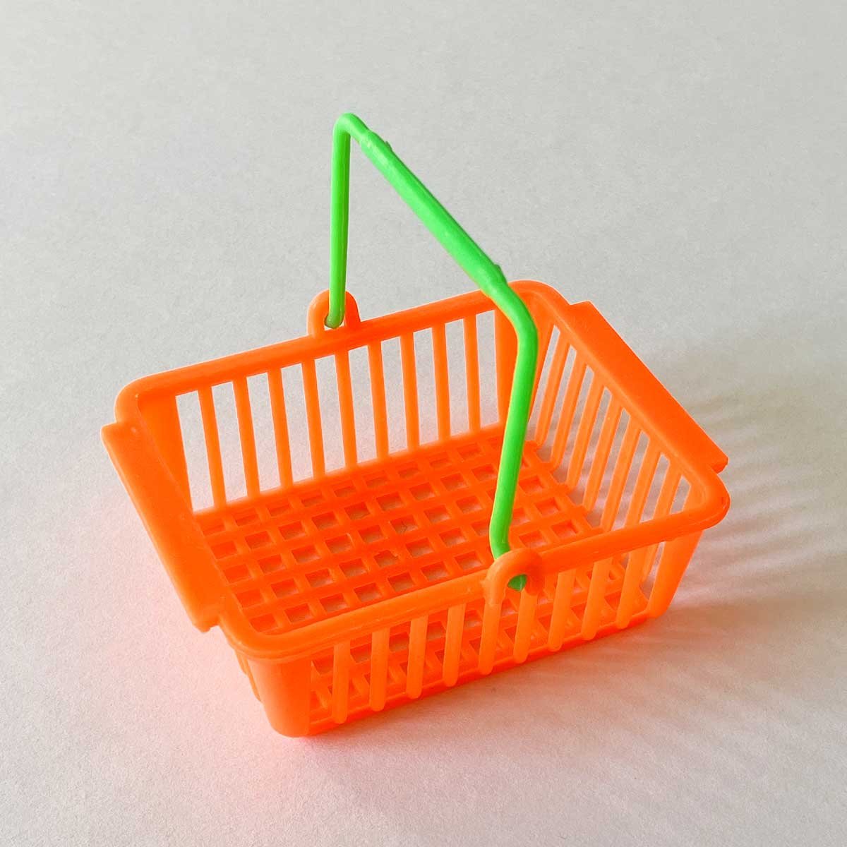 Image of Panier de courses miniature orange