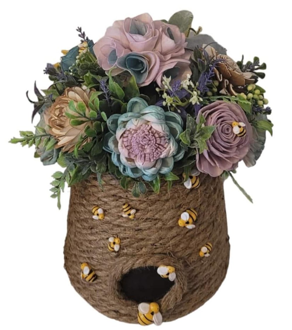 Image of Handmade Beehive Arrangement