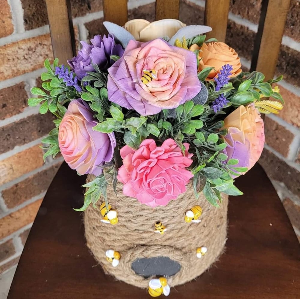 Image of Handmade Beehive Arrangement