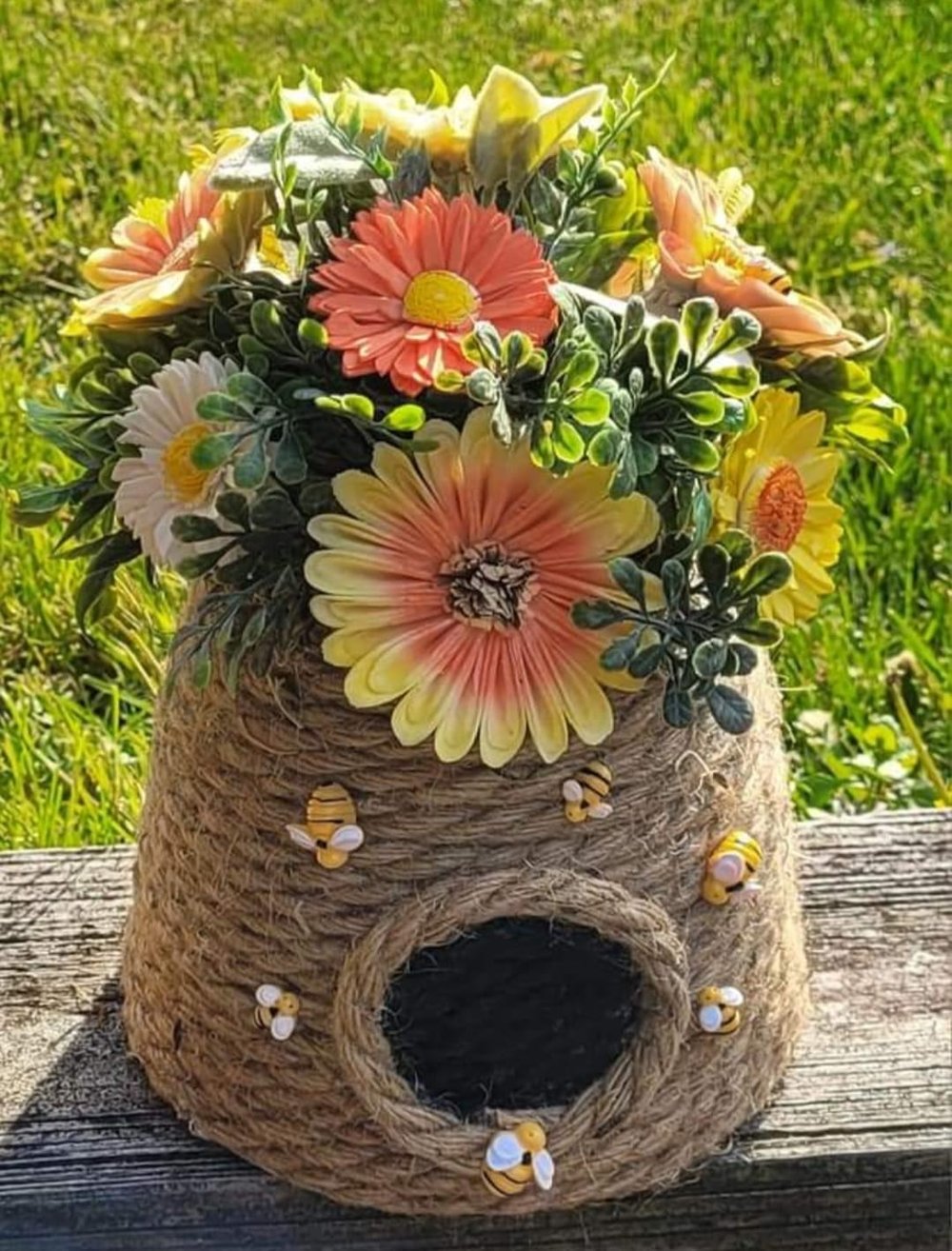 Image of Handmade Beehive Arrangement