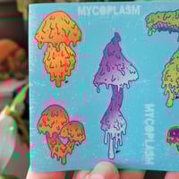 Image 3 of MYCOPLASM 6x4 STICKER SHEET - 7 limited edition stickers