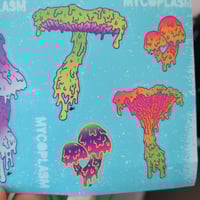 Image 4 of MYCOPLASM 6x4 STICKER SHEET - 7 limited edition stickers 