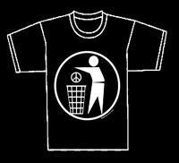 Image 1 of THROW AWAY PEACE T-SHIRT