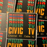 Image 2 of Civic Tv Sticker 