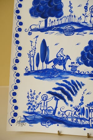 Image of Cobalt Scenes II - Original Painting