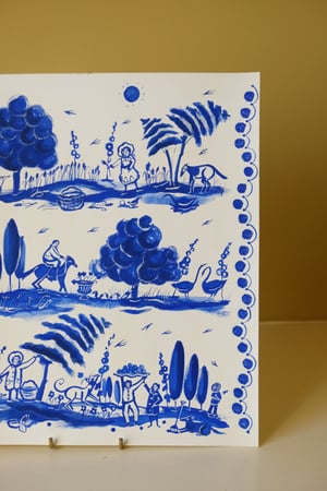 Image of Cobalt Scenes II - Original Painting